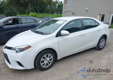 2015 Toyota Corolla L из США, поврежденный, VIN 2T1BURHEXFC454367
